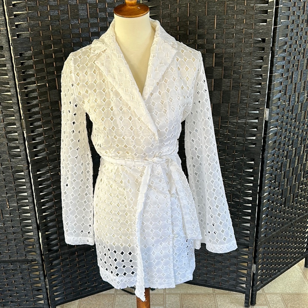 Cult Gaia eye-lit dress with pockets.